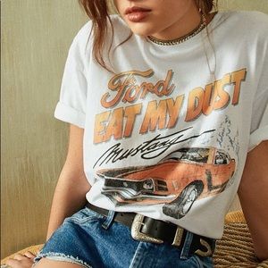 Western style metal tipped belt